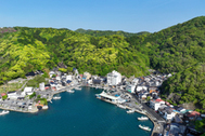 美保関遠景（松江市提供）